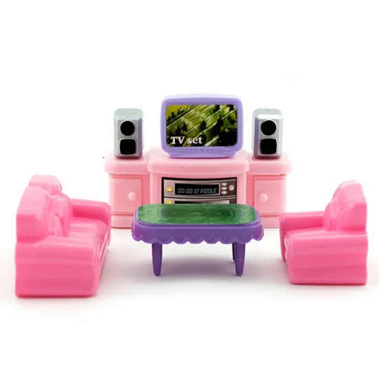 Domek dla dzieci z figurkami i otwieranymi drzwiami